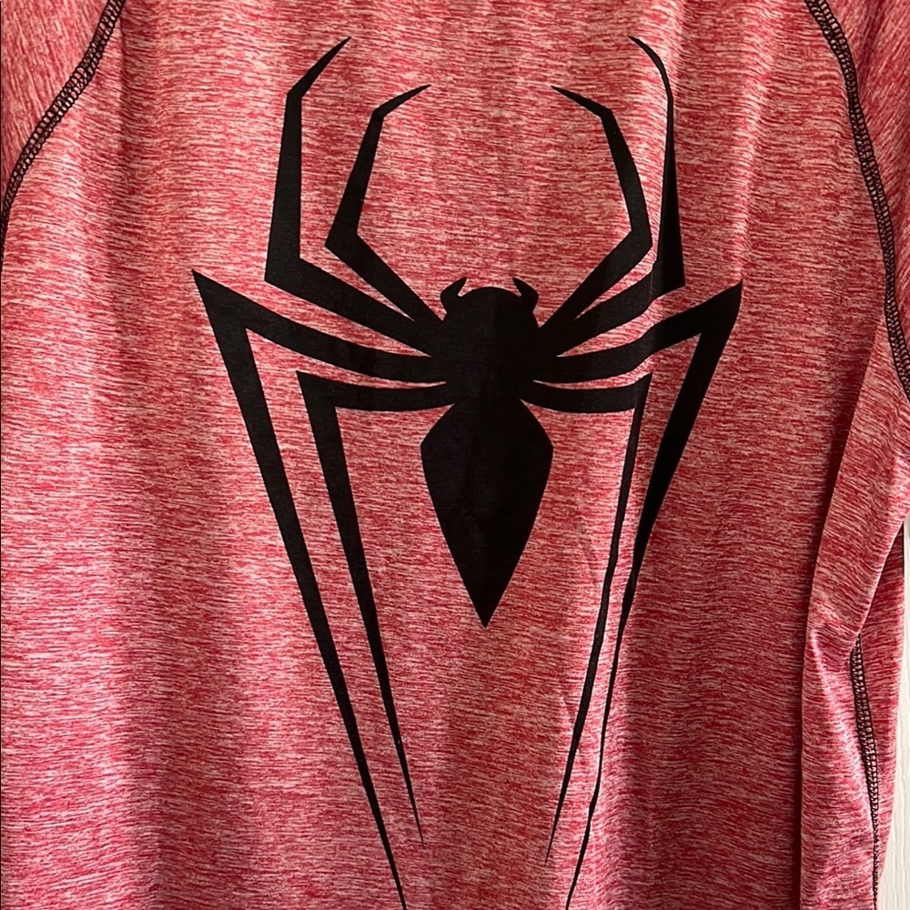 Marvel Spiderman Logo Men's Shirt - Picture 2 of 4